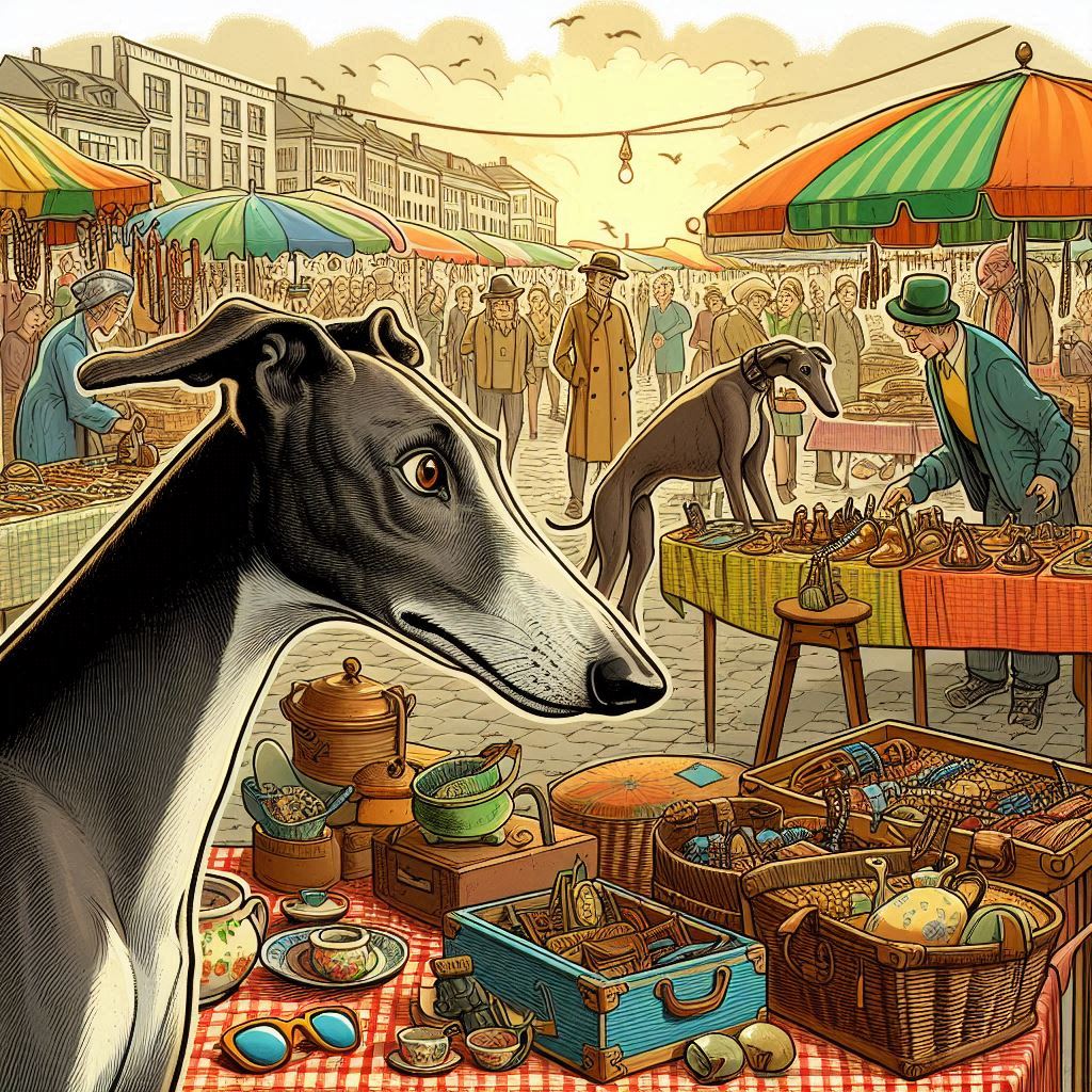 Flohmarkt Windhund